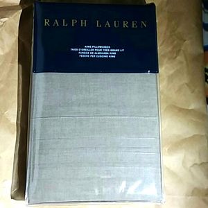 Ralph Lauren Home 2 King Pillow Cases Cotton NIB
